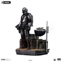 The Mandalorian Din Djarin and Din Grogu Art Scale 1/10-LUCSWR94923-10