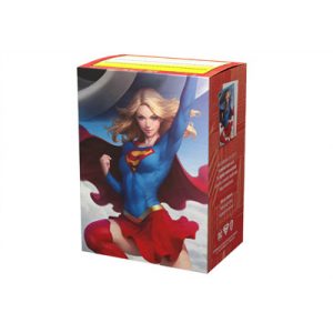 Dragon Shield Standard Size License Sleeves - Supergirl (100 Sleeves)-AT-16096