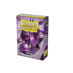 Dragon Shield Dual Matte Japanese Size Sleeves - Metallic Purple / Soul (60 Sleeves)-AT-15162