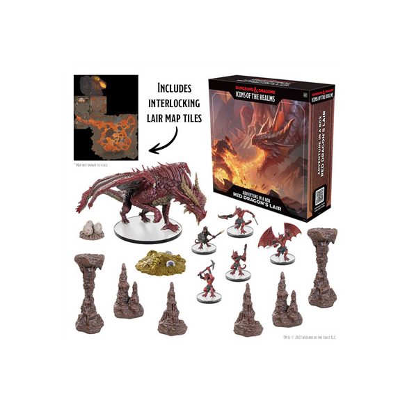 D&D Icons of the Realms: Adventure in a Box - Red Dragon's Lair - EN-WZK96294