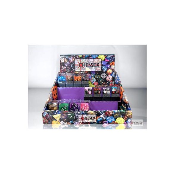 Chessex Box of 50 Mini-Polyhedral 7-Die Sets - 3rd Release-20993