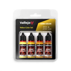 Vallejo - Game Color / 4 colors - Yellow Color Set 18 ml-72378