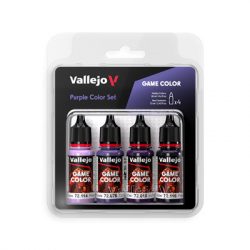 Vallejo - Game Color / 4 colors - Purple Color Set 18 ml-72382