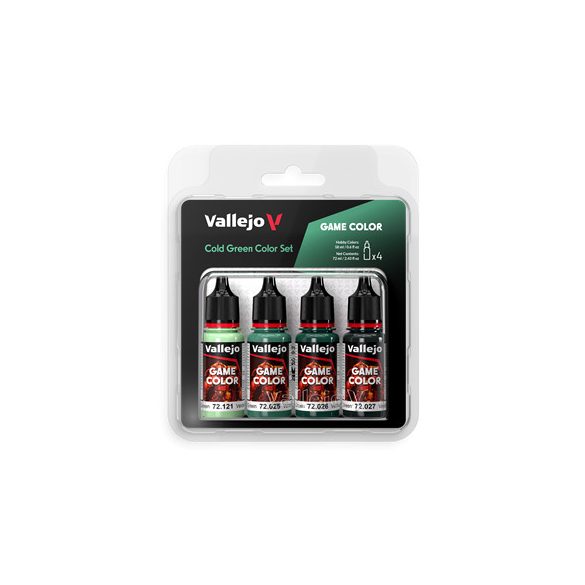 Vallejo - Game Color / 4 colors - Cold green Color Set 18 ml-72383