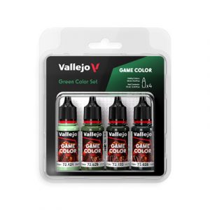 Vallejo - Game Color / 4 colors - Green Color Set 18 ml-72384