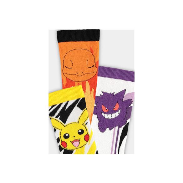 Pokémon - Crew Socks (3Pack) - 39/42-CR875273POK-39/42
