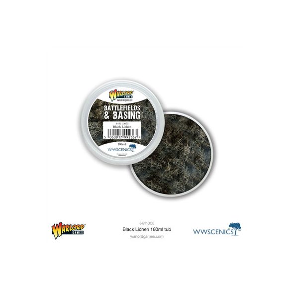 Battlefields & Basing: Black Lichen (180ml)-849110035