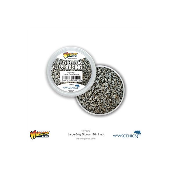 Battlefields & Basing: Large Grey Stones (180ml)-849110040