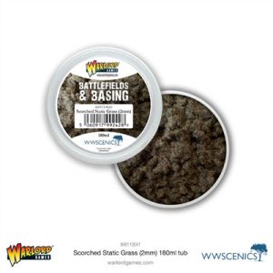 Battlefields & Basing: Scorched 2mm Static Grass (180ml)-849110041