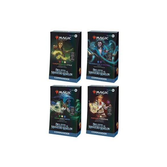 MTG - Murders at Karlov Manor Commander Deck Display (4 Decks) - IT-D30271030