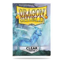 Dragon Shield Standard Sleeves - Matte Clear (100 Sleeves)-AT-11001