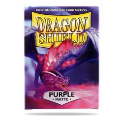 Dragon Shield Standard Sleeves - Matte Purple (100 Sleeves)-AT-11009
