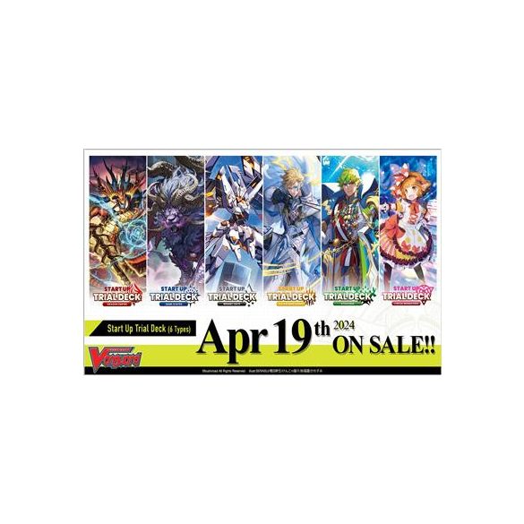 Cardfight!! Vanguard - Start Up Trial Deck Display Dragon Empire (6 Decks) - EN-VGE-DZ-TD01