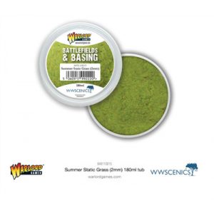 Battlefields & Basing: Summer 2mm Static Grass (180ml)-849110015