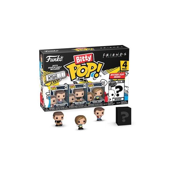 Funko Bitty POP! Friends - Joey 4PK (3+1 Mystery Chase)-FK73049