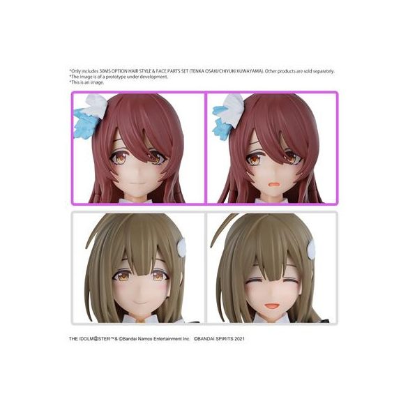 30MS OPTION HAIR STYLE & FACE PARTS SET (TENKA OSAKI/CHIYUKI KUWAYAMA)-MK66312