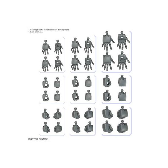 OPTION PARTS SET GUNPLA 04 (BUILD HANDS ROUND)-MK66706