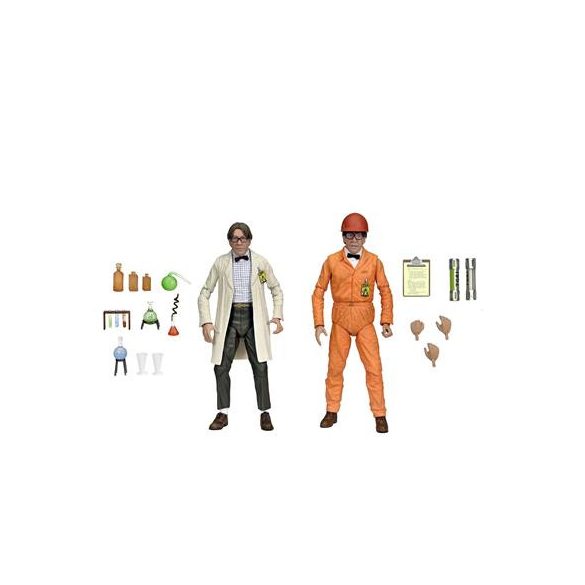 TMNT 2 Secret of the Ooze 7" Action Figures Lab Coat Professor Perry and Hazmat Suit Professor Perry-NECA54326