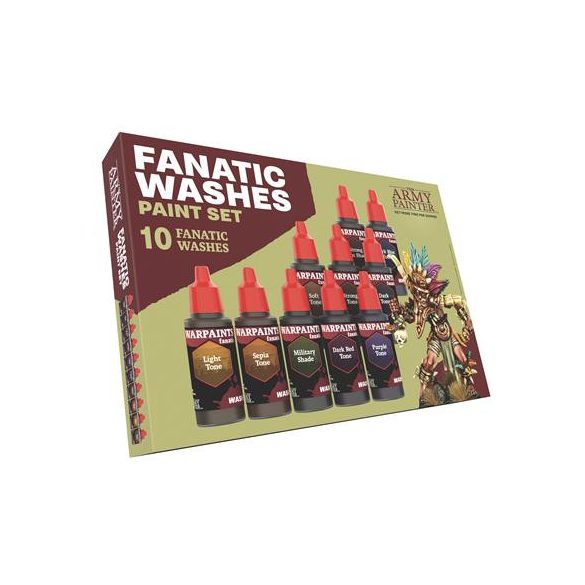 The Army Painter - Warpaints Fanatic: Washes Paint Set-WP8068P