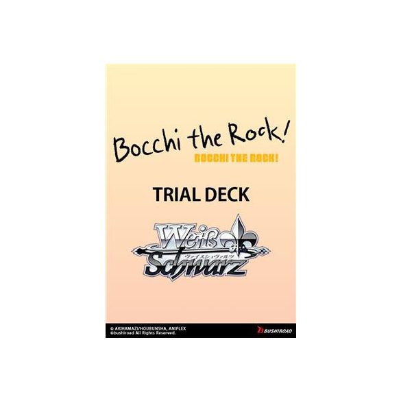 Weiß Schwarz - Bocchi The Rock! Trial Deck Display (6 Decks) - EN-WSE-BTR-W107-TD