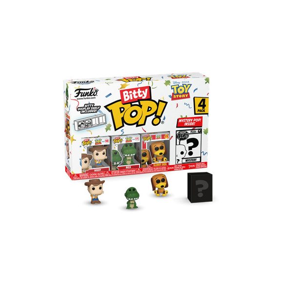 Funko Bitty POP! Toy Story - Woody 4PK (3+1 Mystery Chase)-FK73042