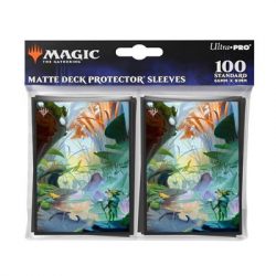 UP - Bloomburrow 100ct Deck Protector Sleeves Blue for Magic: The Gathering (100 Sleeves)-38515