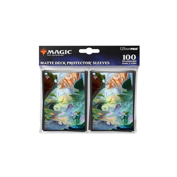 UP - Bloomburrow 100ct Deck Protector Sleeves Blue for Magic: The Gathering (100 Sleeves)-38515