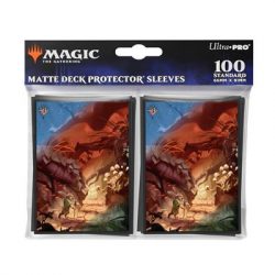 UP - Bloomburrow 100ct Deck Protector Sleeves Green for Magic: The Gathering (100 Sleeves)-38518