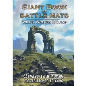 The Giant Book of Battle Mats Wilds, Wrecks & Ruins - EN-LBM-046