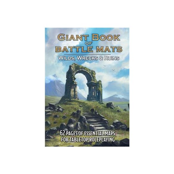 The Giant Book of Battle Mats Wilds, Wrecks & Ruins - EN-LBM-046