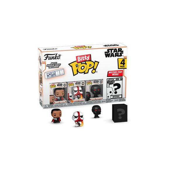 Funko Bitty POP! Mandalorian  - Moff Gideon 4PK (3+1 Mystery Chase)-FK75454