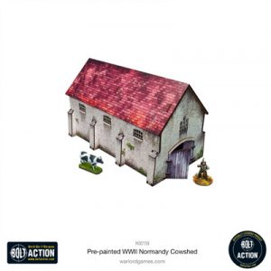 Bolt Action: Pre-Painted WWII Normandy Cowshed - EN-H00159