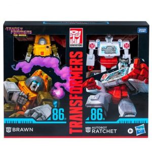 Transformers Studio Series Deluxe The Transformers: The Movie Brawn & Autobot Ratchet-F98785L0