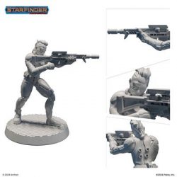 Starfinder Miniatures: Android Hired Gun - EN-PSF0043