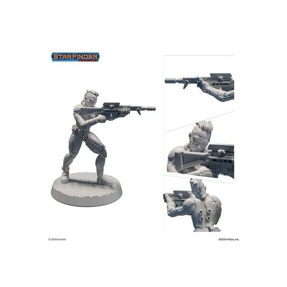 Starfinder Miniatures: Android Hired Gun - EN-PSF0043