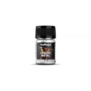 Vallejo - Liquid Gold / Alcohol-based metallics - White Gold 35 ml-70796