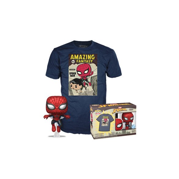 Funko POP! POP&Tee: Spider Man - Comic Cover (MT)-FK77948