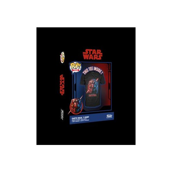 Funko POP! Boxed Tee: Star Wars EP1 - Darth Maul-FK75315