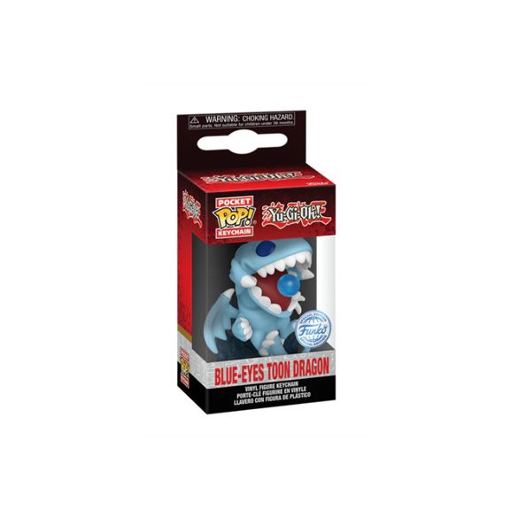 Funko POP! Keychain: YGO - Blue-Eyes Toon Dragon (attack)-FK74714