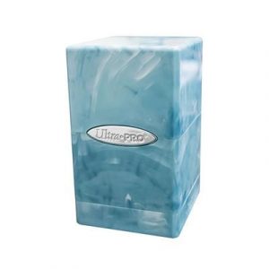 UP - Marble Satin Tower - Light Blue / White-16348