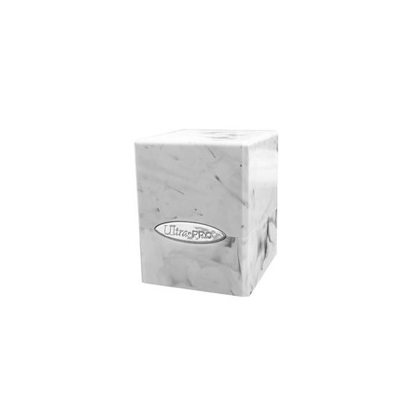 UP - Marble Satin Cube - White / Black-16353