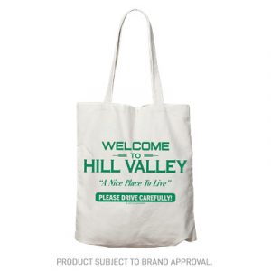 Back the Future Hill Valley Tote Bag-UV-BF219