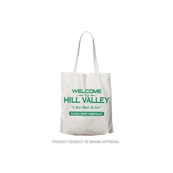 Back the Future Hill Valley Tote Bag-UV-BF219