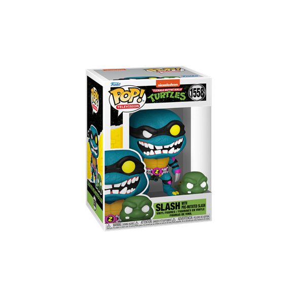 Funko POP! POP&Buddy: TMNT S4 – Slash & Pre-mutated-FK78048