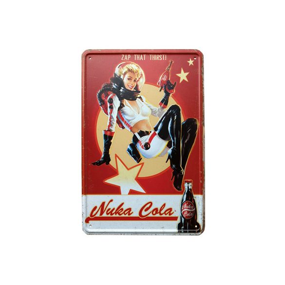 Fallout - Metal Sign „Nuka Cola Girl“-1142565