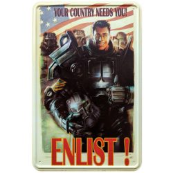 Fallout - Metal Sign „Enlist!“-1142566