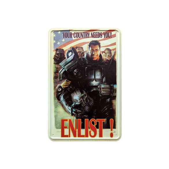 Fallout - Metal Sign „Enlist!“-1142566