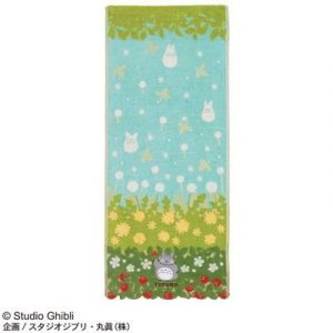 Towel Totoro Flowers & Stawberries 34x80 cm - My Neighbor Totoro-MARU-54638