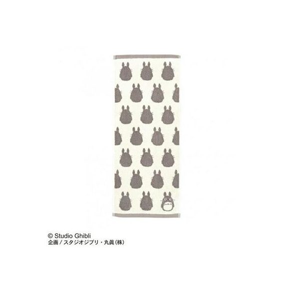 Towel Big Totoro Silhouette 33x80 cm - My Neighbor Totoro-MARU-57298