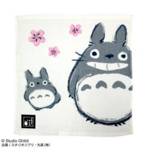 Imabari Mini Towel Totoro Sakura 34x36 cm - My Neighbor Totoro-MARU-64920